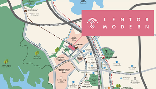 Lentor Modern Location Map Thumbnail